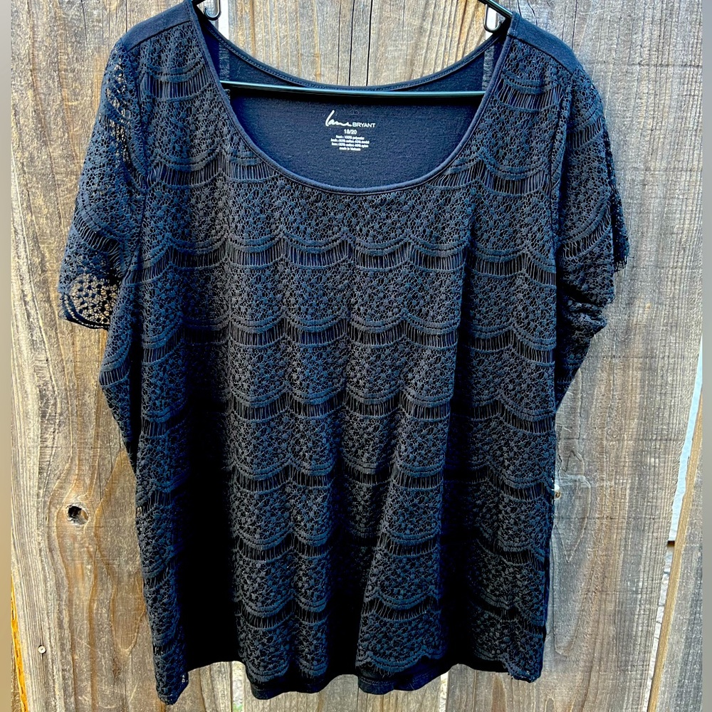 Lane Bryant 18/20 lace lined top
